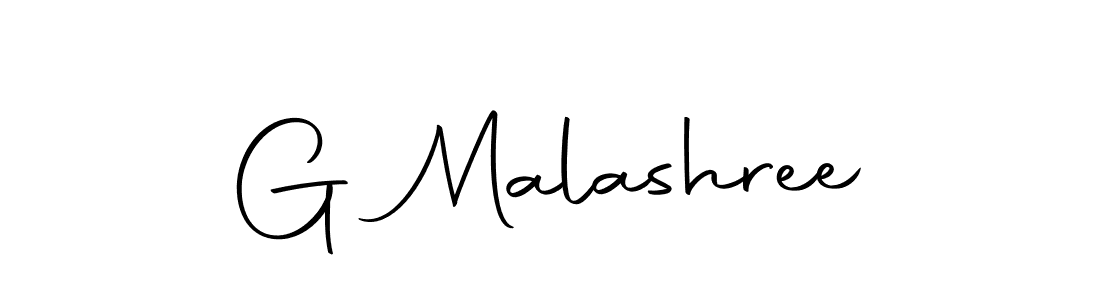 Use a signature maker to create a handwritten signature online. With this signature software, you can design (Autography-DOLnW) your own signature for name G Malashree. G Malashree signature style 10 images and pictures png