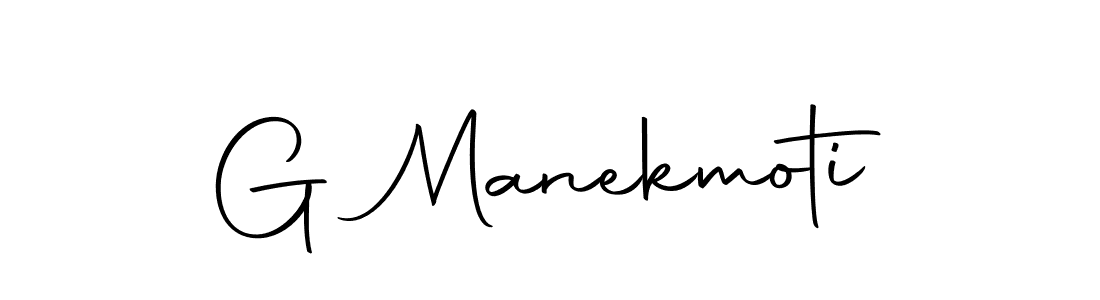 How to make G Manekmoti name signature. Use Autography-DOLnW style for creating short signs online. This is the latest handwritten sign. G Manekmoti signature style 10 images and pictures png