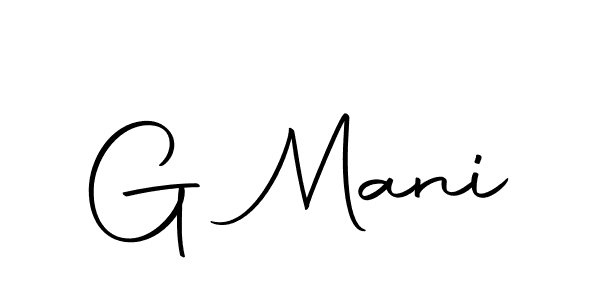 The best way (Autography-DOLnW) to make a short signature is to pick only two or three words in your name. The name G Mani include a total of six letters. For converting this name. G Mani signature style 10 images and pictures png