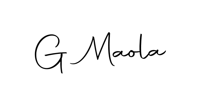 Make a beautiful signature design for name G Maola. With this signature (Autography-DOLnW) style, you can create a handwritten signature for free. G Maola signature style 10 images and pictures png