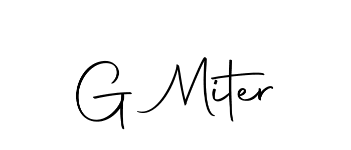 G Miter stylish signature style. Best Handwritten Sign (Autography-DOLnW) for my name. Handwritten Signature Collection Ideas for my name G Miter. G Miter signature style 10 images and pictures png