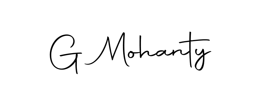 Design your own signature with our free online signature maker. With this signature software, you can create a handwritten (Autography-DOLnW) signature for name G Mohanty. G Mohanty signature style 10 images and pictures png
