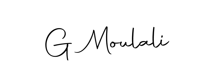 Make a beautiful signature design for name G Moulali. With this signature (Autography-DOLnW) style, you can create a handwritten signature for free. G Moulali signature style 10 images and pictures png