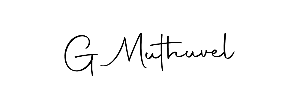 Also we have G Muthuvel name is the best signature style. Create professional handwritten signature collection using Autography-DOLnW autograph style. G Muthuvel signature style 10 images and pictures png
