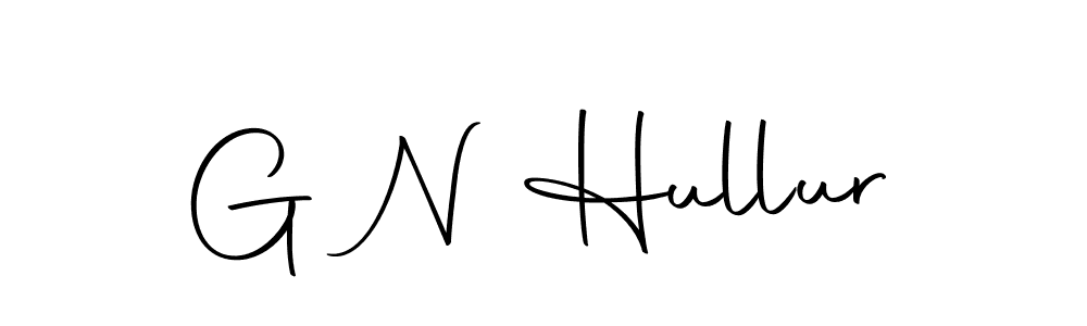 if you are searching for the best signature style for your name G N Hullur. so please give up your signature search. here we have designed multiple signature styles  using Autography-DOLnW. G N Hullur signature style 10 images and pictures png