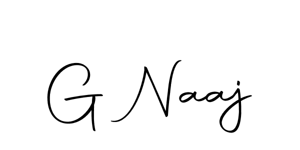 How to make G Naaj signature? Autography-DOLnW is a professional autograph style. Create handwritten signature for G Naaj name. G Naaj signature style 10 images and pictures png