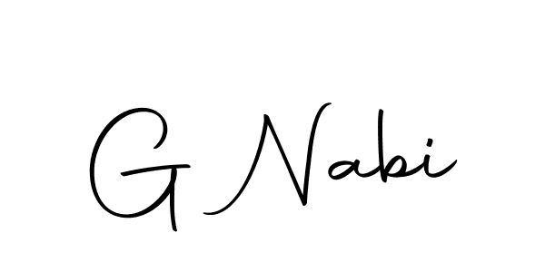 Here are the top 10 professional signature styles for the name G Nabi. These are the best autograph styles you can use for your name. G Nabi signature style 10 images and pictures png