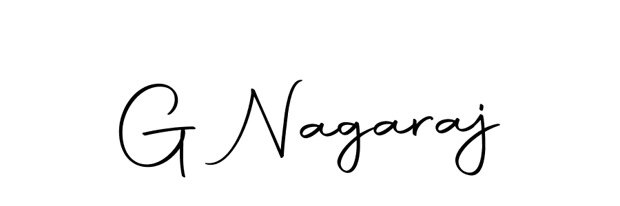 Design your own signature with our free online signature maker. With this signature software, you can create a handwritten (Autography-DOLnW) signature for name G Nagaraj. G Nagaraj signature style 10 images and pictures png