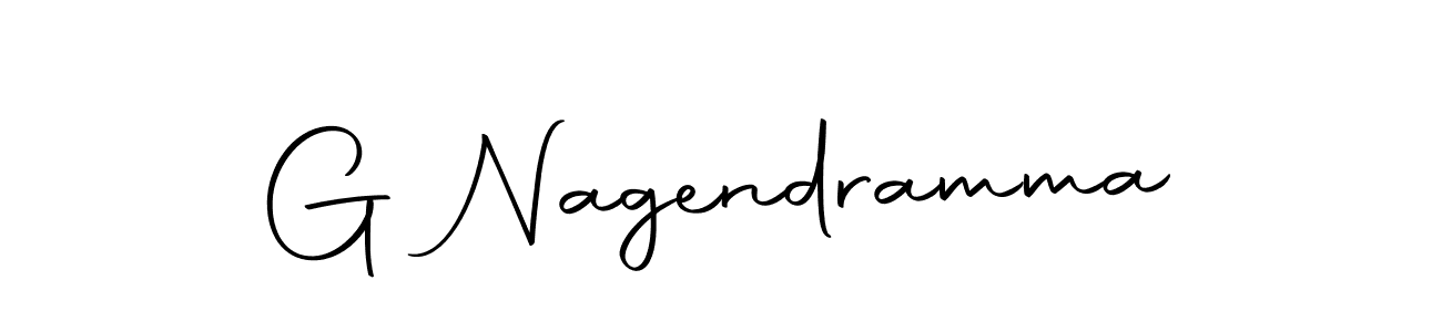 How to make G Nagendramma name signature. Use Autography-DOLnW style for creating short signs online. This is the latest handwritten sign. G Nagendramma signature style 10 images and pictures png