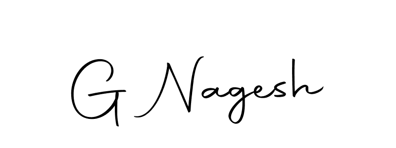 How to make G Nagesh name signature. Use Autography-DOLnW style for creating short signs online. This is the latest handwritten sign. G Nagesh signature style 10 images and pictures png