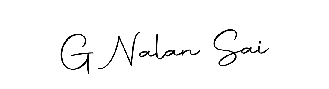 How to make G Nalan Sai signature? Autography-DOLnW is a professional autograph style. Create handwritten signature for G Nalan Sai name. G Nalan Sai signature style 10 images and pictures png