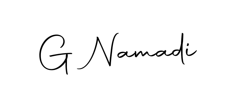 G Namadi stylish signature style. Best Handwritten Sign (Autography-DOLnW) for my name. Handwritten Signature Collection Ideas for my name G Namadi. G Namadi signature style 10 images and pictures png