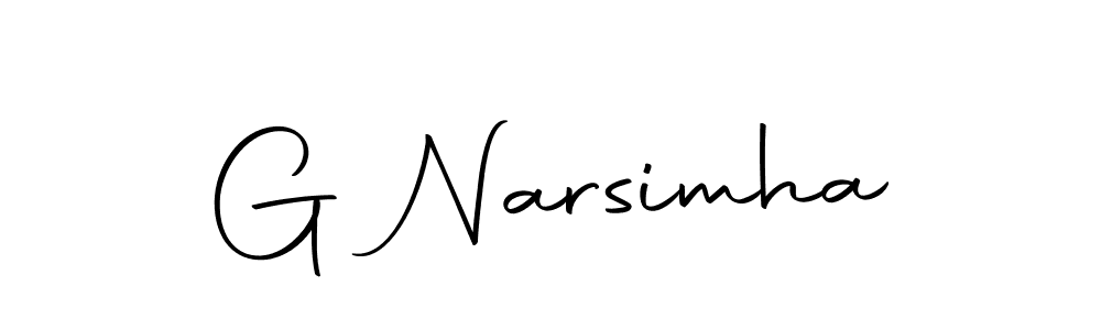 Design your own signature with our free online signature maker. With this signature software, you can create a handwritten (Autography-DOLnW) signature for name G Narsimha. G Narsimha signature style 10 images and pictures png