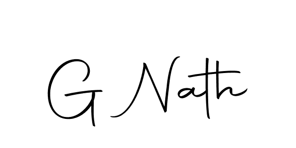 Use a signature maker to create a handwritten signature online. With this signature software, you can design (Autography-DOLnW) your own signature for name G Nath. G Nath signature style 10 images and pictures png