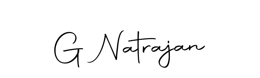 Use a signature maker to create a handwritten signature online. With this signature software, you can design (Autography-DOLnW) your own signature for name G Natrajan. G Natrajan signature style 10 images and pictures png