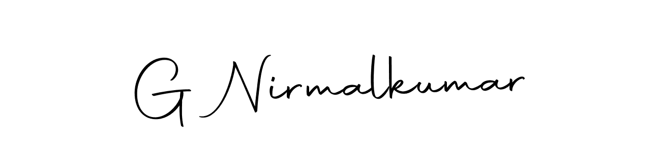 Design your own signature with our free online signature maker. With this signature software, you can create a handwritten (Autography-DOLnW) signature for name G Nirmalkumar. G Nirmalkumar signature style 10 images and pictures png