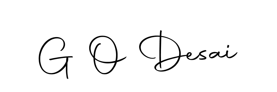 G O Desai stylish signature style. Best Handwritten Sign (Autography-DOLnW) for my name. Handwritten Signature Collection Ideas for my name G O Desai. G O Desai signature style 10 images and pictures png