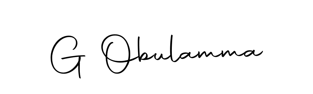 Use a signature maker to create a handwritten signature online. With this signature software, you can design (Autography-DOLnW) your own signature for name G Obulamma. G Obulamma signature style 10 images and pictures png