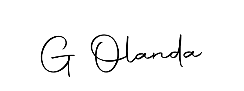 You can use this online signature creator to create a handwritten signature for the name G Olanda. This is the best online autograph maker. G Olanda signature style 10 images and pictures png