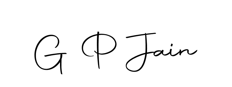 G P Jain stylish signature style. Best Handwritten Sign (Autography-DOLnW) for my name. Handwritten Signature Collection Ideas for my name G P Jain. G P Jain signature style 10 images and pictures png