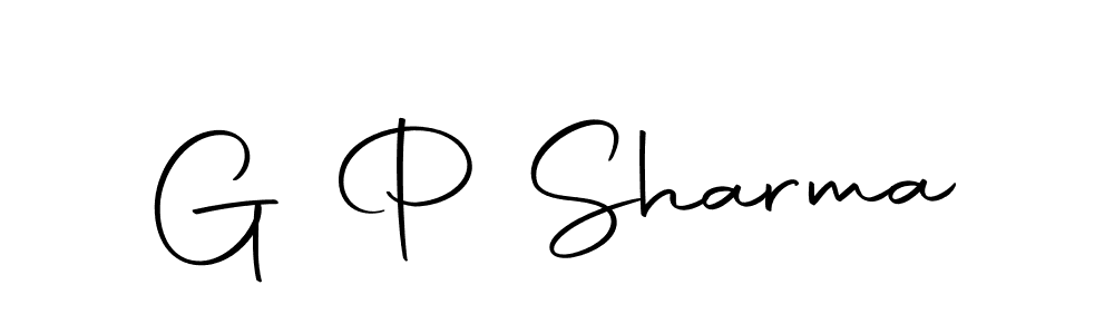 How to make G P Sharma name signature. Use Autography-DOLnW style for creating short signs online. This is the latest handwritten sign. G P Sharma signature style 10 images and pictures png