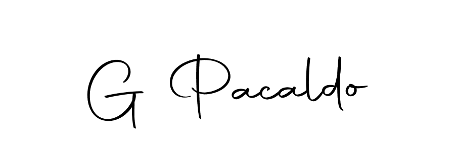 Use a signature maker to create a handwritten signature online. With this signature software, you can design (Autography-DOLnW) your own signature for name G Pacaldo. G Pacaldo signature style 10 images and pictures png