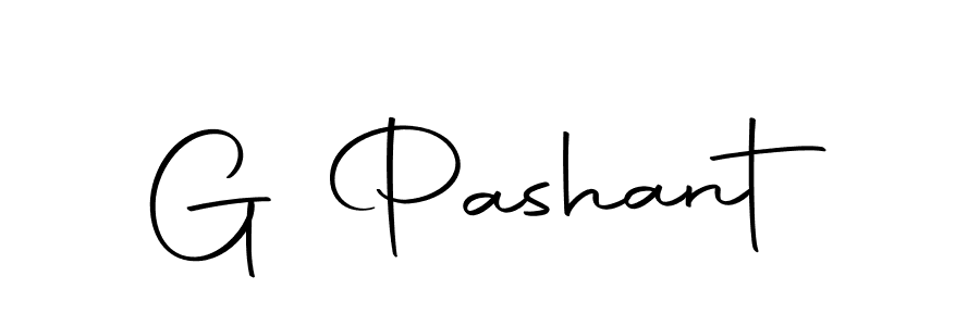 Use a signature maker to create a handwritten signature online. With this signature software, you can design (Autography-DOLnW) your own signature for name G Pashant. G Pashant signature style 10 images and pictures png