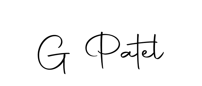 Also we have G Patel name is the best signature style. Create professional handwritten signature collection using Autography-DOLnW autograph style. G Patel signature style 10 images and pictures png