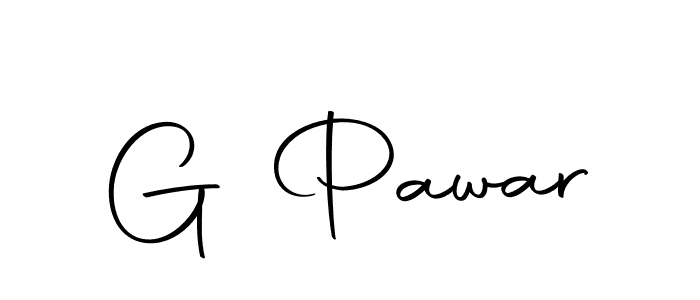 Use a signature maker to create a handwritten signature online. With this signature software, you can design (Autography-DOLnW) your own signature for name G Pawar. G Pawar signature style 10 images and pictures png