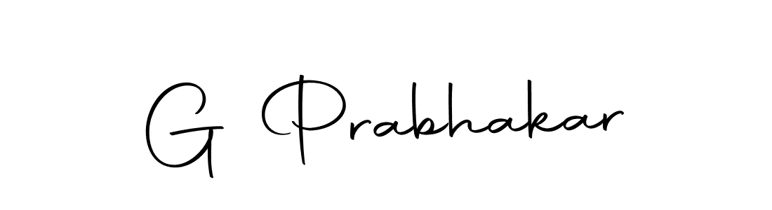 Make a beautiful signature design for name G Prabhakar. With this signature (Autography-DOLnW) style, you can create a handwritten signature for free. G Prabhakar signature style 10 images and pictures png