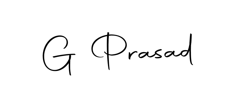 Use a signature maker to create a handwritten signature online. With this signature software, you can design (Autography-DOLnW) your own signature for name G Prasad. G Prasad signature style 10 images and pictures png