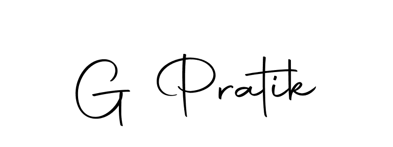 How to make G Pratik signature? Autography-DOLnW is a professional autograph style. Create handwritten signature for G Pratik name. G Pratik signature style 10 images and pictures png