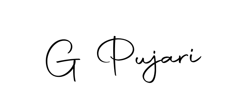 Make a beautiful signature design for name G Pujari. With this signature (Autography-DOLnW) style, you can create a handwritten signature for free. G Pujari signature style 10 images and pictures png