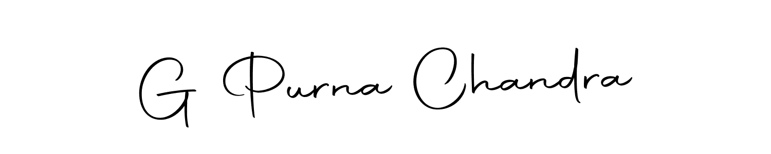 The best way (Autography-DOLnW) to make a short signature is to pick only two or three words in your name. The name G Purna Chandra include a total of six letters. For converting this name. G Purna Chandra signature style 10 images and pictures png