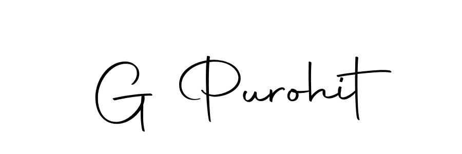 G Purohit stylish signature style. Best Handwritten Sign (Autography-DOLnW) for my name. Handwritten Signature Collection Ideas for my name G Purohit. G Purohit signature style 10 images and pictures png