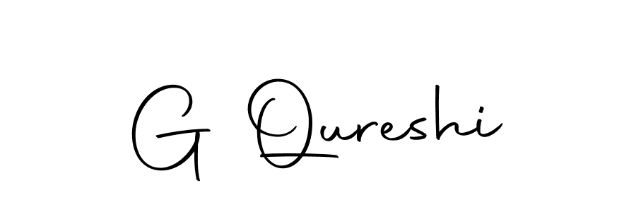 How to make G Qureshi signature? Autography-DOLnW is a professional autograph style. Create handwritten signature for G Qureshi name. G Qureshi signature style 10 images and pictures png