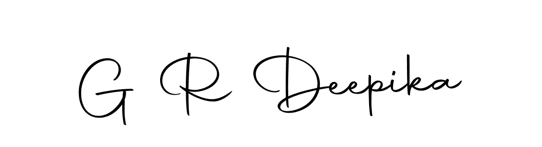 You should practise on your own different ways (Autography-DOLnW) to write your name (G R Deepika) in signature. don't let someone else do it for you. G R Deepika signature style 10 images and pictures png