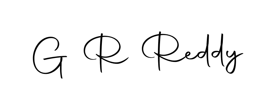 Create a beautiful signature design for name G R Reddy. With this signature (Autography-DOLnW) fonts, you can make a handwritten signature for free. G R Reddy signature style 10 images and pictures png