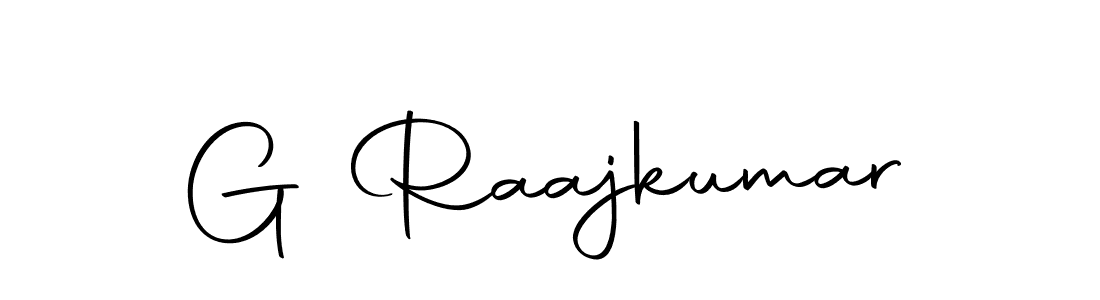Design your own signature with our free online signature maker. With this signature software, you can create a handwritten (Autography-DOLnW) signature for name G Raajkumar. G Raajkumar signature style 10 images and pictures png