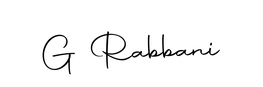 Similarly Autography-DOLnW is the best handwritten signature design. Signature creator online .You can use it as an online autograph creator for name G Rabbani. G Rabbani signature style 10 images and pictures png