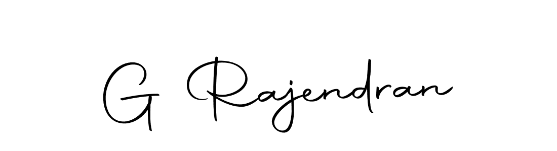 Create a beautiful signature design for name G Rajendran. With this signature (Autography-DOLnW) fonts, you can make a handwritten signature for free. G Rajendran signature style 10 images and pictures png