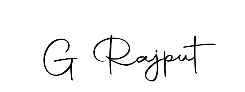Make a beautiful signature design for name G Rajput. Use this online signature maker to create a handwritten signature for free. G Rajput signature style 10 images and pictures png