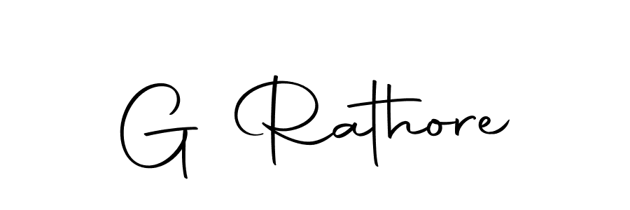 Make a beautiful signature design for name G Rathore. Use this online signature maker to create a handwritten signature for free. G Rathore signature style 10 images and pictures png