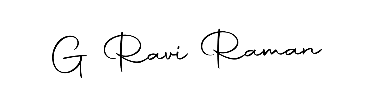 Use a signature maker to create a handwritten signature online. With this signature software, you can design (Autography-DOLnW) your own signature for name G Ravi Raman. G Ravi Raman signature style 10 images and pictures png