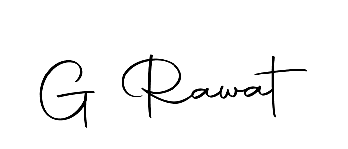 Use a signature maker to create a handwritten signature online. With this signature software, you can design (Autography-DOLnW) your own signature for name G Rawat. G Rawat signature style 10 images and pictures png