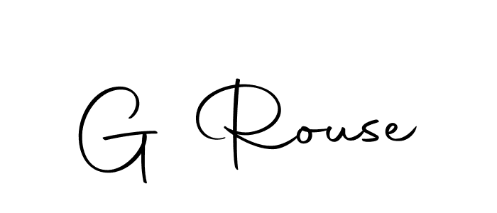 How to make G Rouse name signature. Use Autography-DOLnW style for creating short signs online. This is the latest handwritten sign. G Rouse signature style 10 images and pictures png