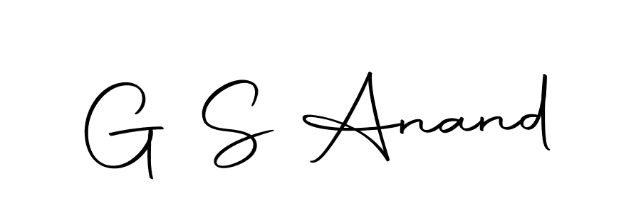 How to make G S Anand signature? Autography-DOLnW is a professional autograph style. Create handwritten signature for G S Anand name. G S Anand signature style 10 images and pictures png