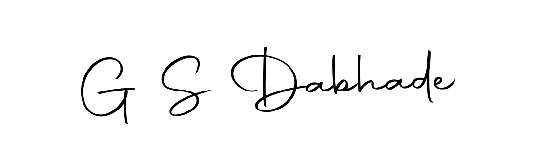 if you are searching for the best signature style for your name G S Dabhade. so please give up your signature search. here we have designed multiple signature styles  using Autography-DOLnW. G S Dabhade signature style 10 images and pictures png