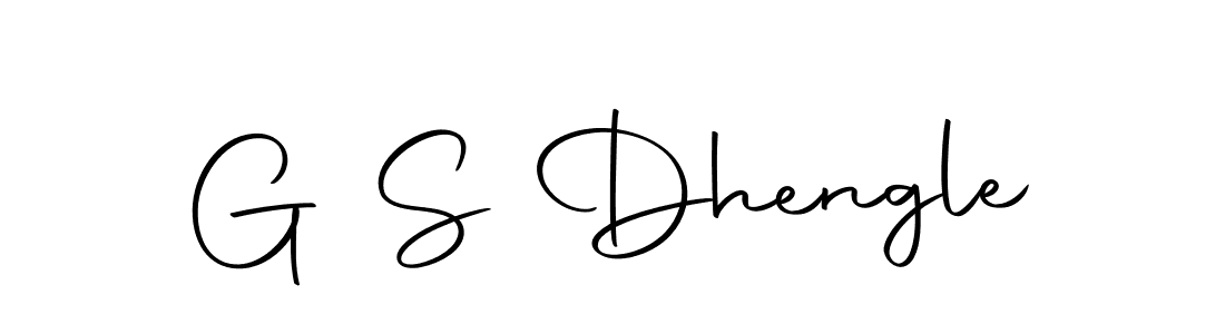 Also we have G S Dhengle name is the best signature style. Create professional handwritten signature collection using Autography-DOLnW autograph style. G S Dhengle signature style 10 images and pictures png