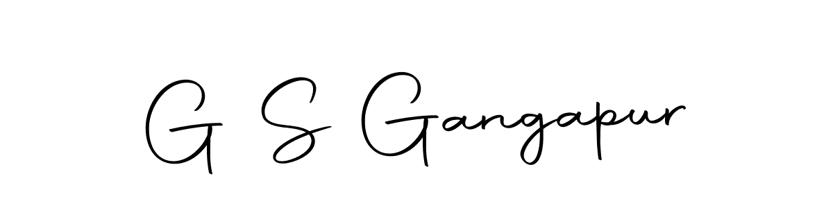 Make a beautiful signature design for name G S Gangapur. With this signature (Autography-DOLnW) style, you can create a handwritten signature for free. G S Gangapur signature style 10 images and pictures png